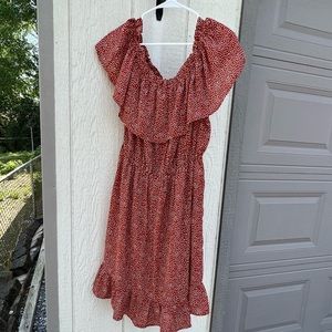 Sundress, orange, 2XL